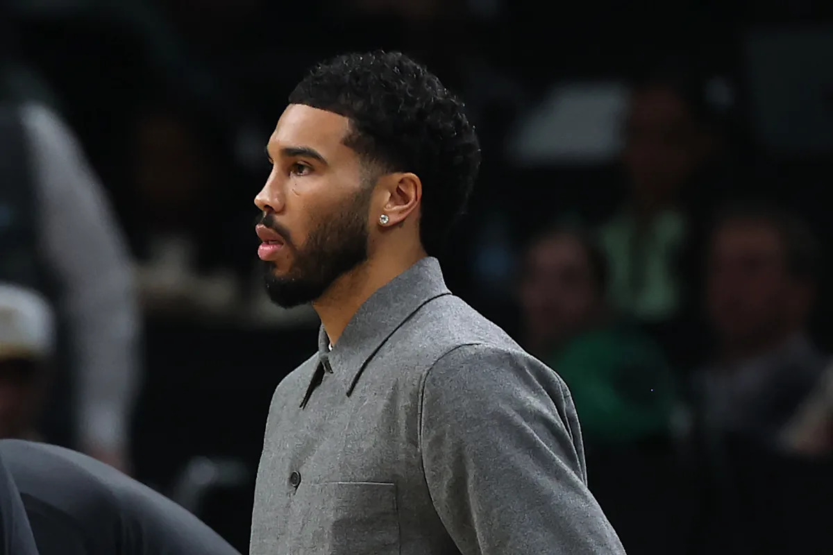 Jayson Tatum -- Celtics decided 'return to play protocol' for knee stiffness meant missing G7 making waves