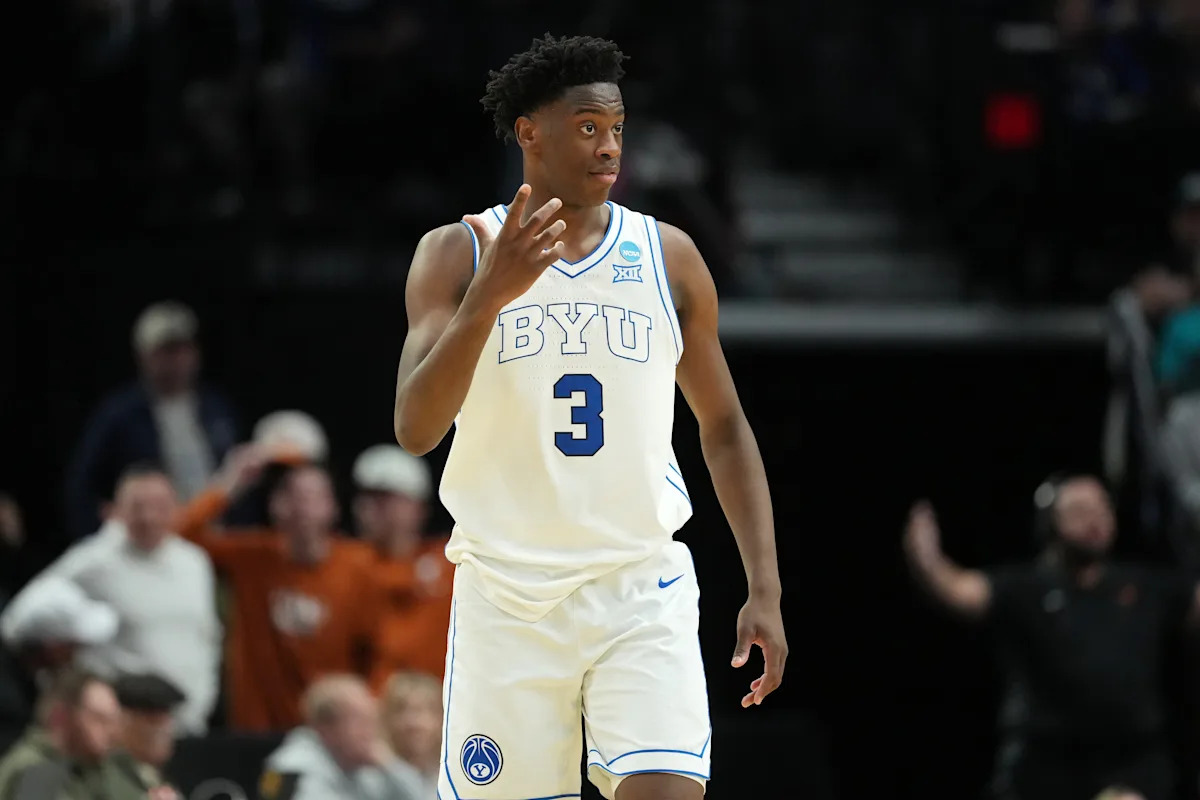 Projected overall No. 1 pick AJ Dybantsa declares for NBA Draft hits headlines