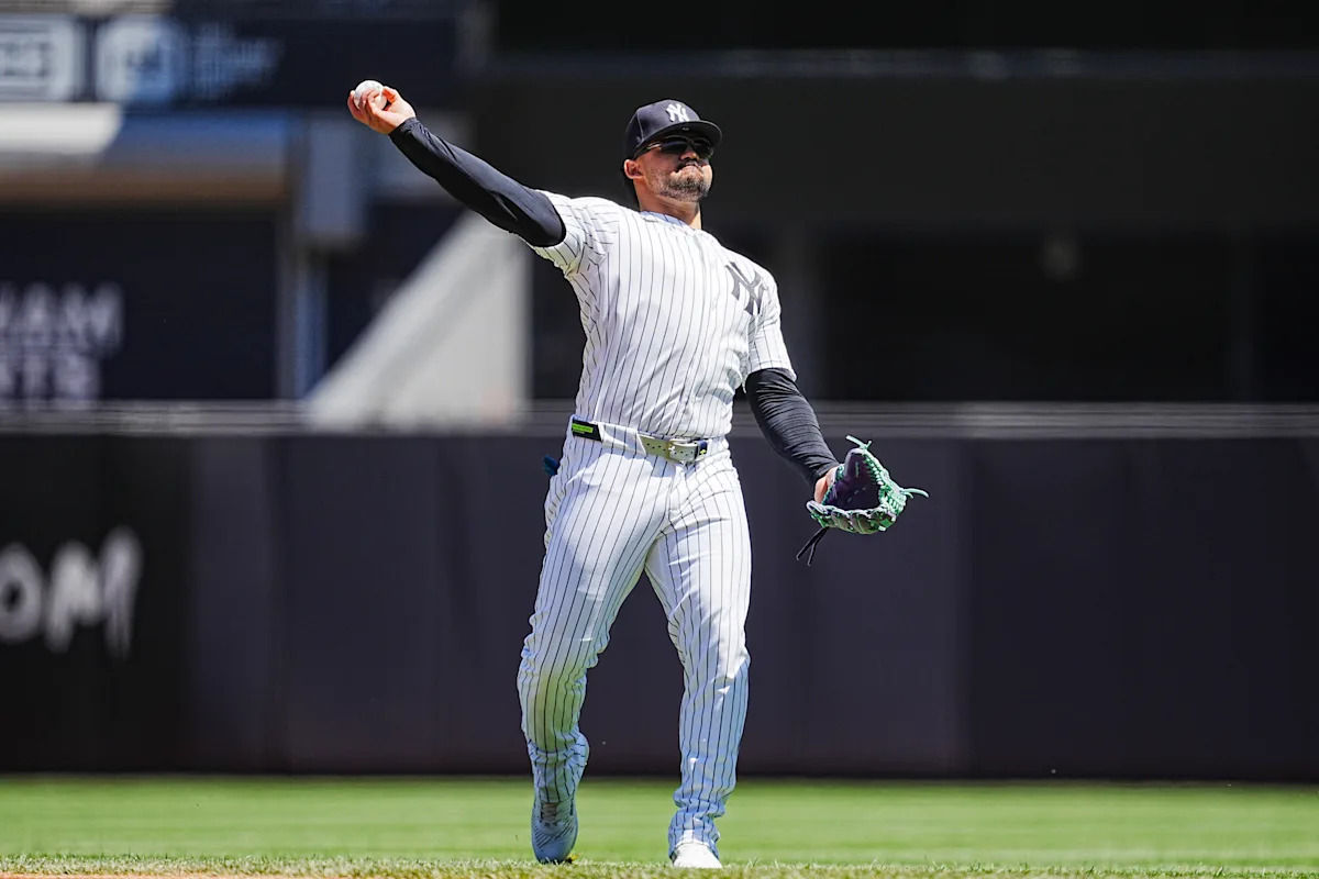 Yankees' Jasson Domínguez makes highlight reel catch -- leaves on medical cart takes center stage