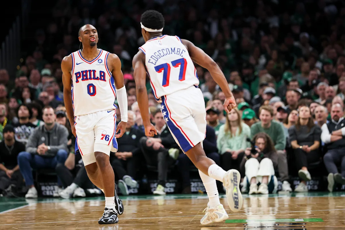Rookie VJ Edgecombe proves to be a problem as Sixers even series with Celtics observed today