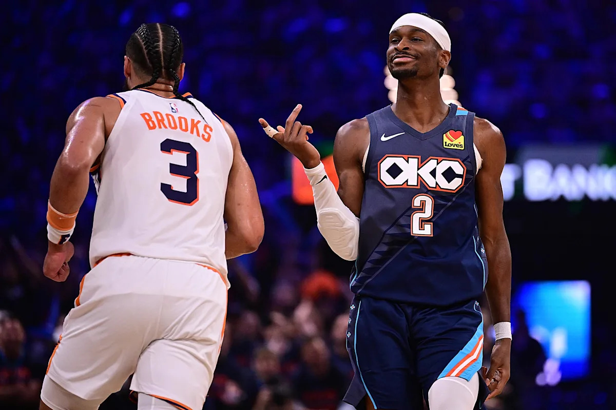 SGA trolls Dillon Brooks with 'Cancun on 3' jersey after Thunder sweep takes center stage