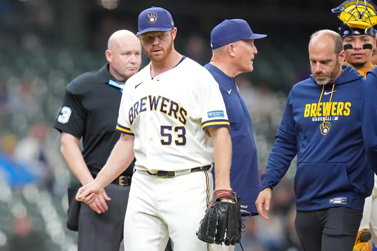 Brewers place pitcher Brandon Woodruff on IL after lowered velocity in previous Initiate observed today