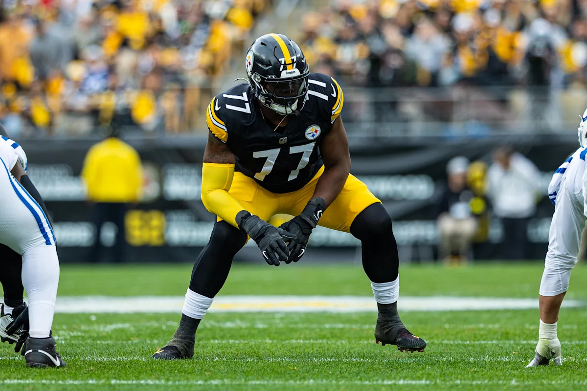 Steelers LT Broderick Jones' status reportedly in flux with Aaron Rodgers decision looming reported globally