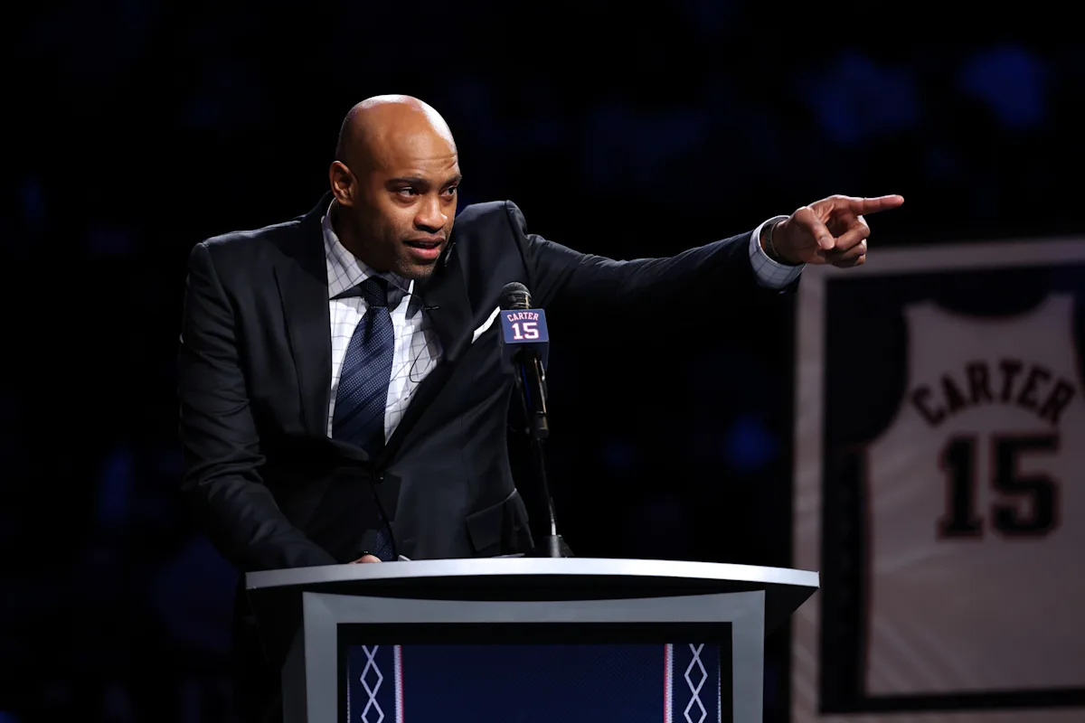 Vince Carter (Nets) among the Squad representatives for Sunday's Draft Lottery creates buzz